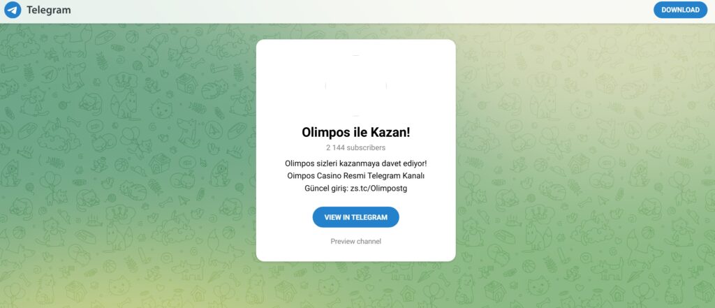 olimposcasino telegram